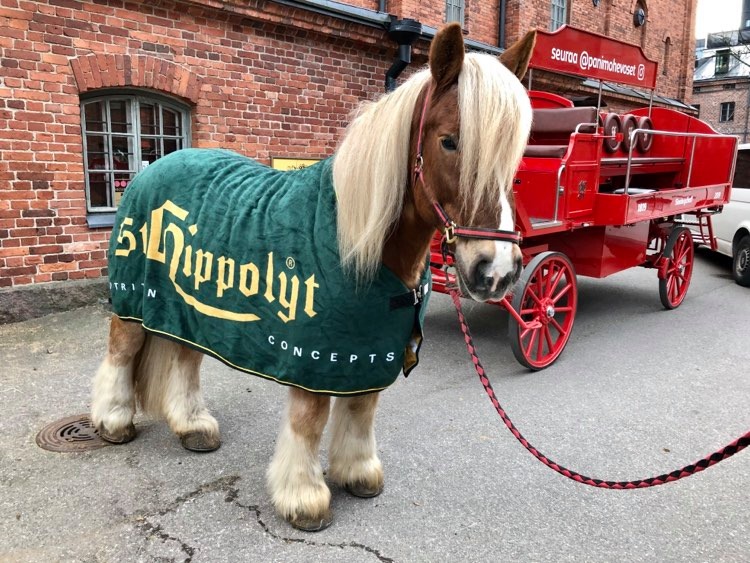Sinebrychoff’s brewery horses Ludvig